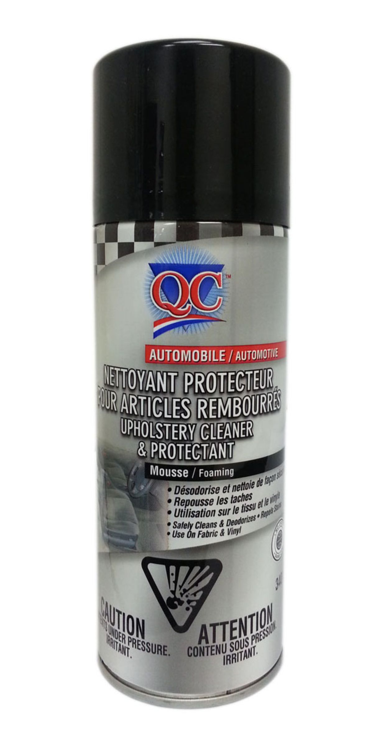 20993 QC AUTO UPHOLSTERY CLEANER 12/340g Worldwide Food Distributors