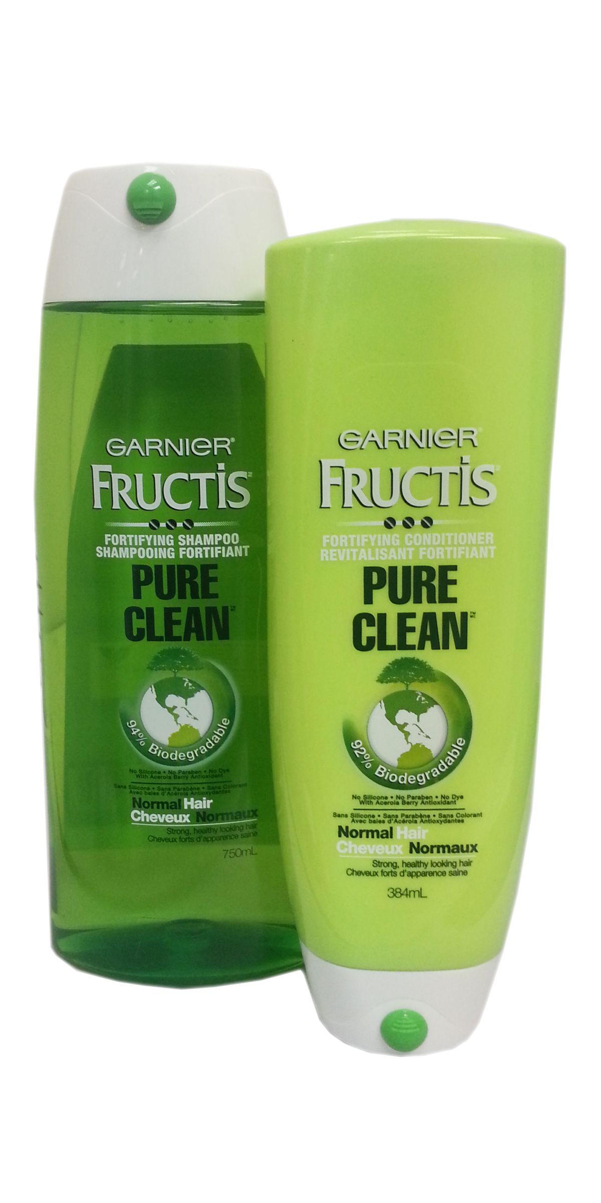 30326 GARNIER FRUCTIS SHAMPOO CONDITIONER PURE CLEAN 12/2pk