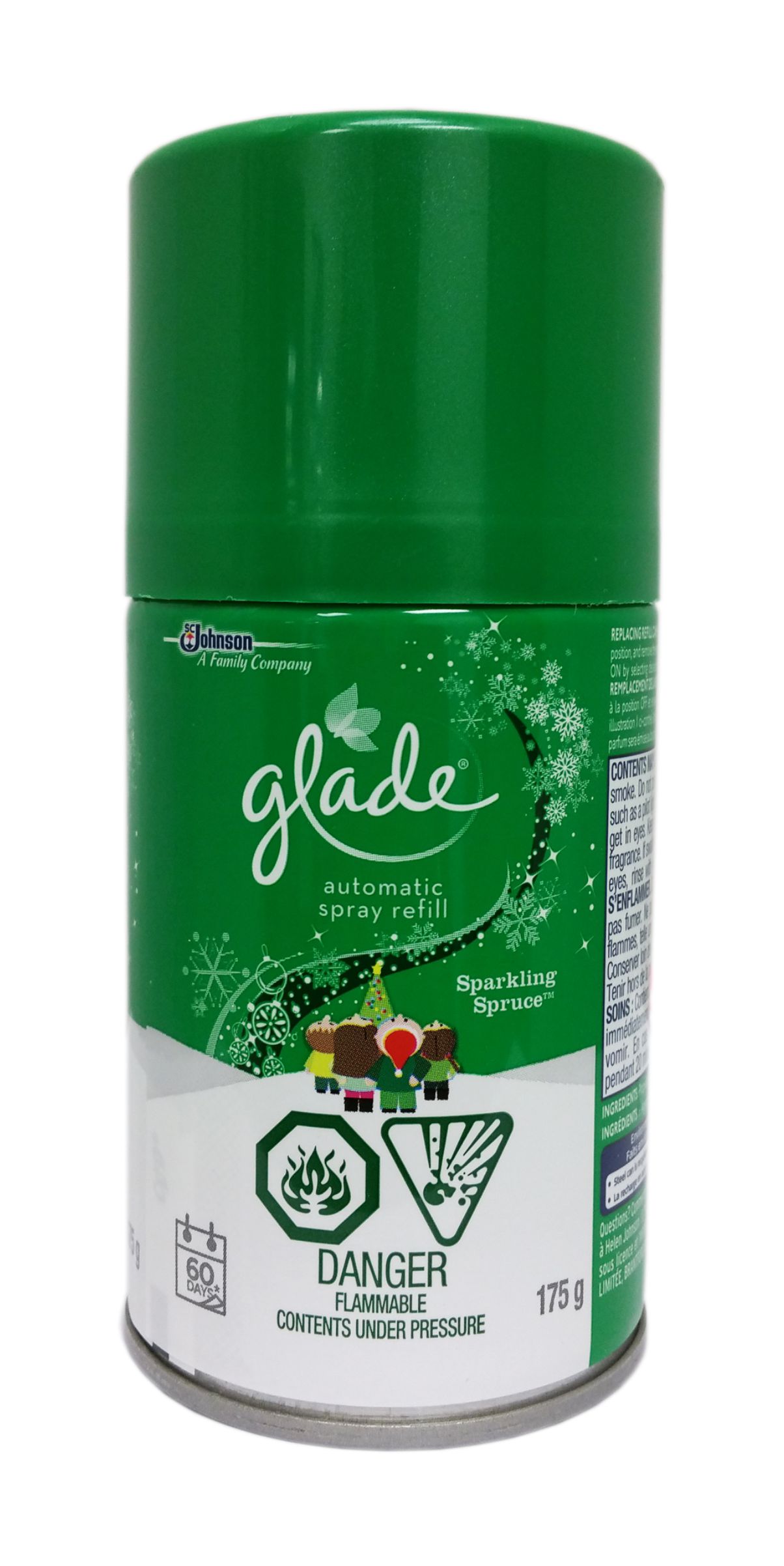 30585 GLADE AUTOMATIC SPRAY REFILL SPARKLING SPRUCE 6/175g
