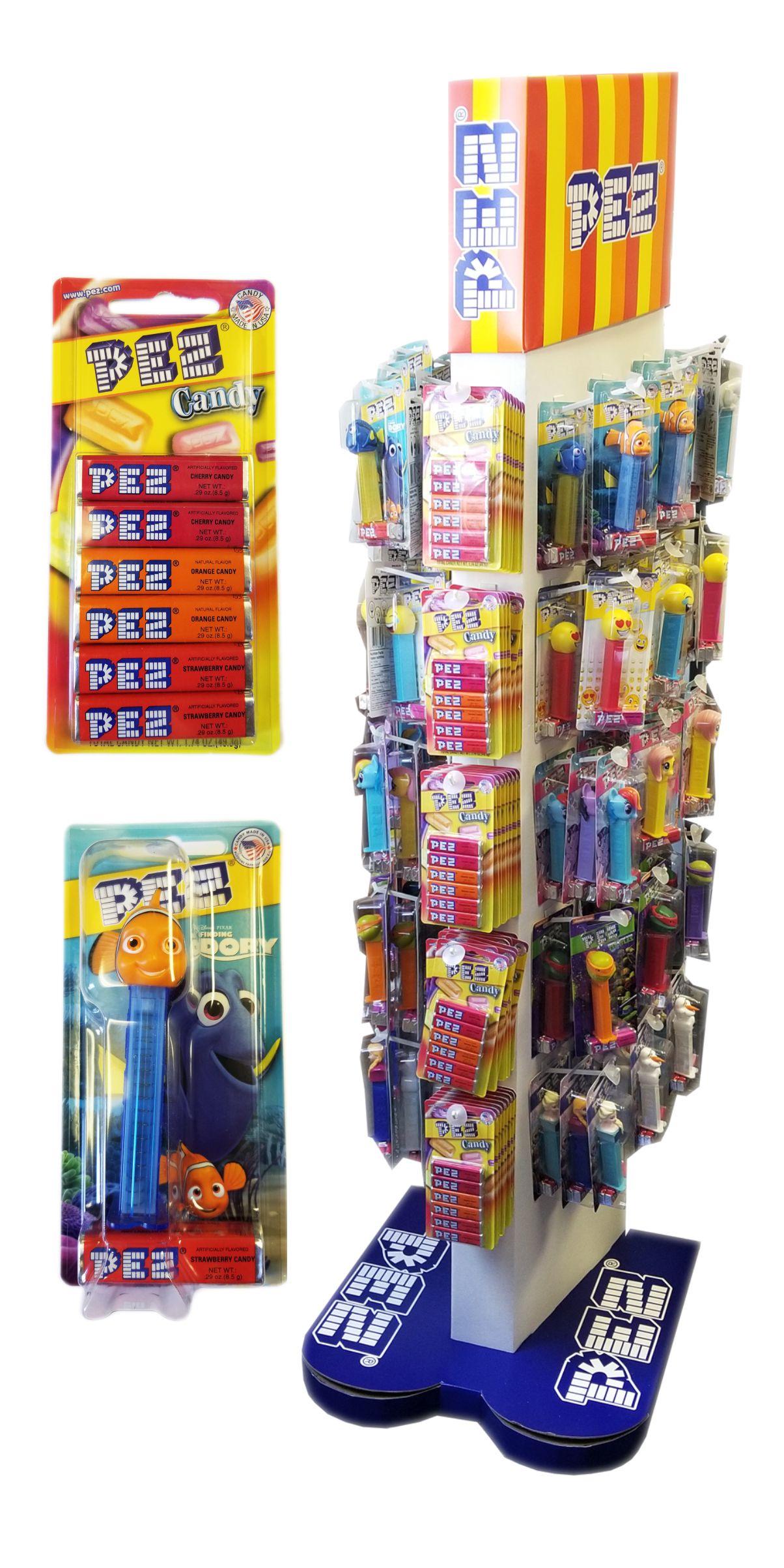 31409 PEZ CANDY DISPLAYER 130pk Worldwide Food Distributors