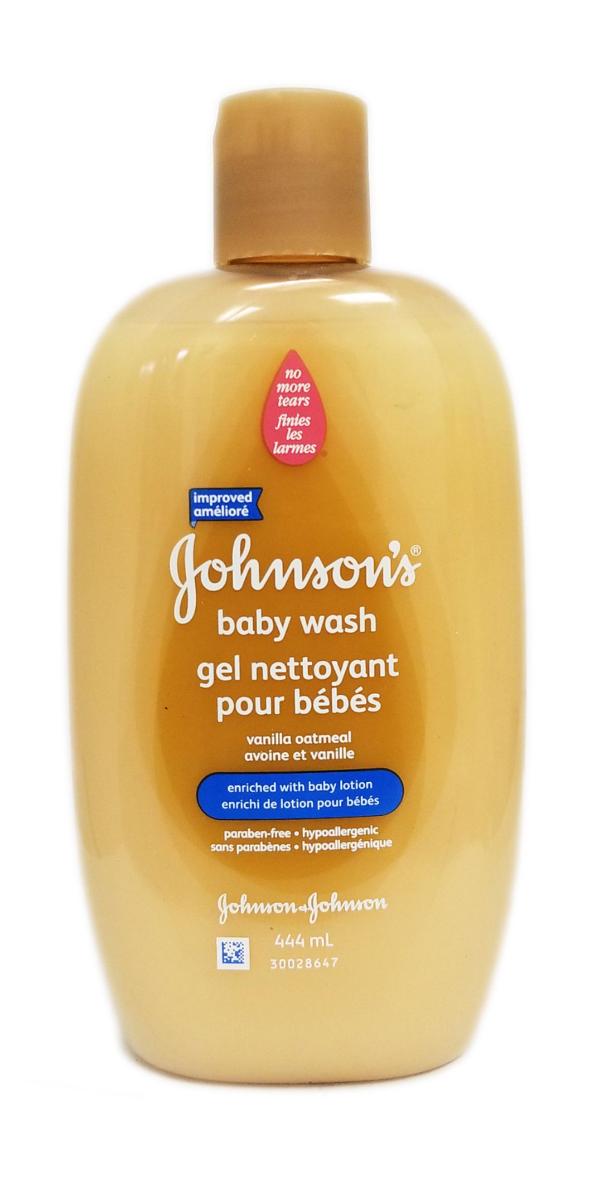 31908 J & J BABY WASH VANILLA OATMEAL 24/444mL Worldwide Food