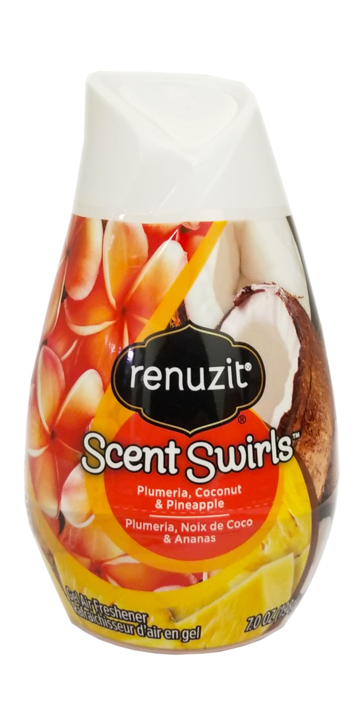 32014 RENUZIT SOLID AIR FRESHENER PLUMERIA, COCONUT & PINEAPPLE 12/198g Worldwide Food