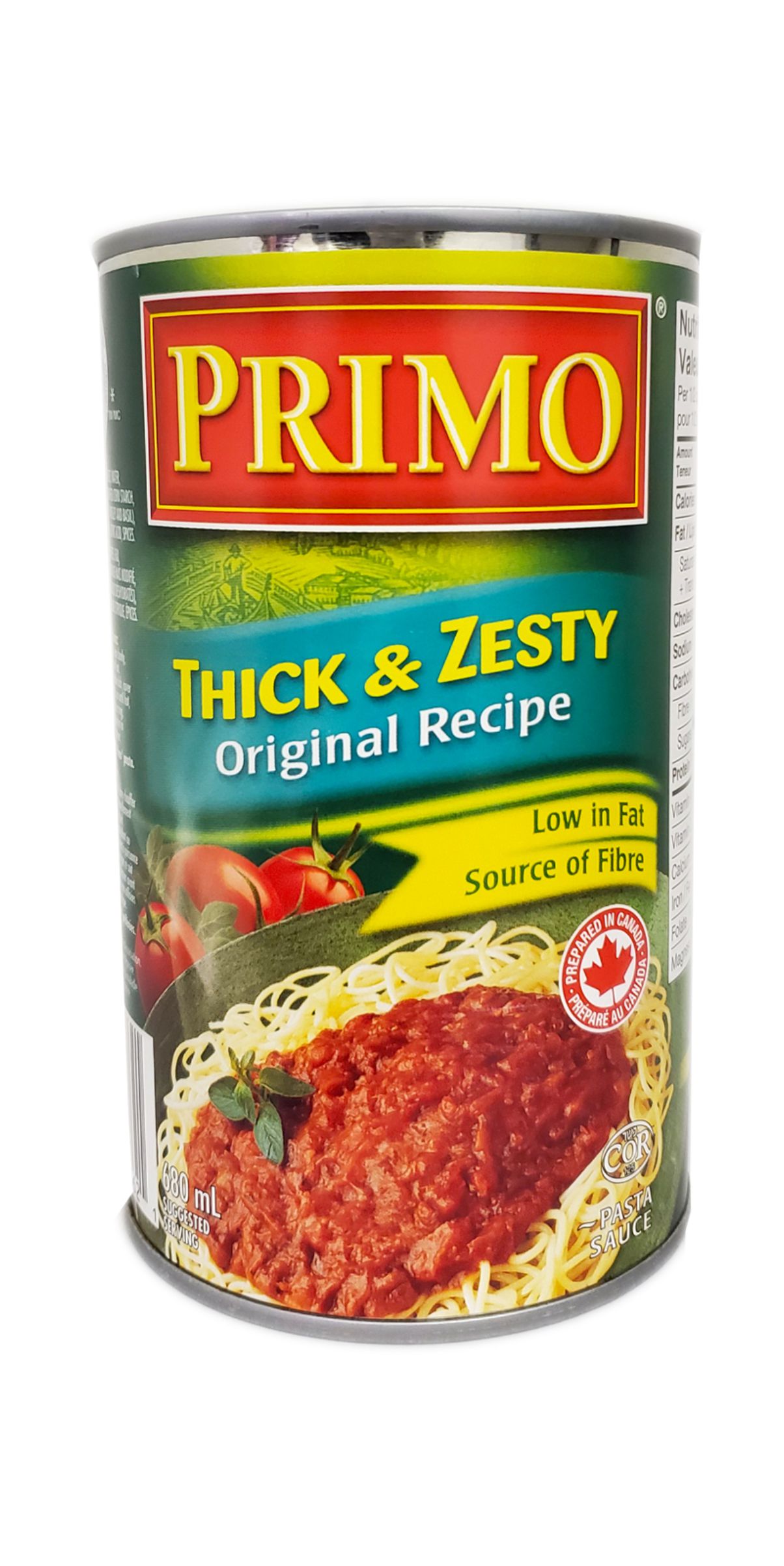 32443 PRIMO PASTA SAUCE ORIGINAL 12/680mL Worldwide Food Distributors
