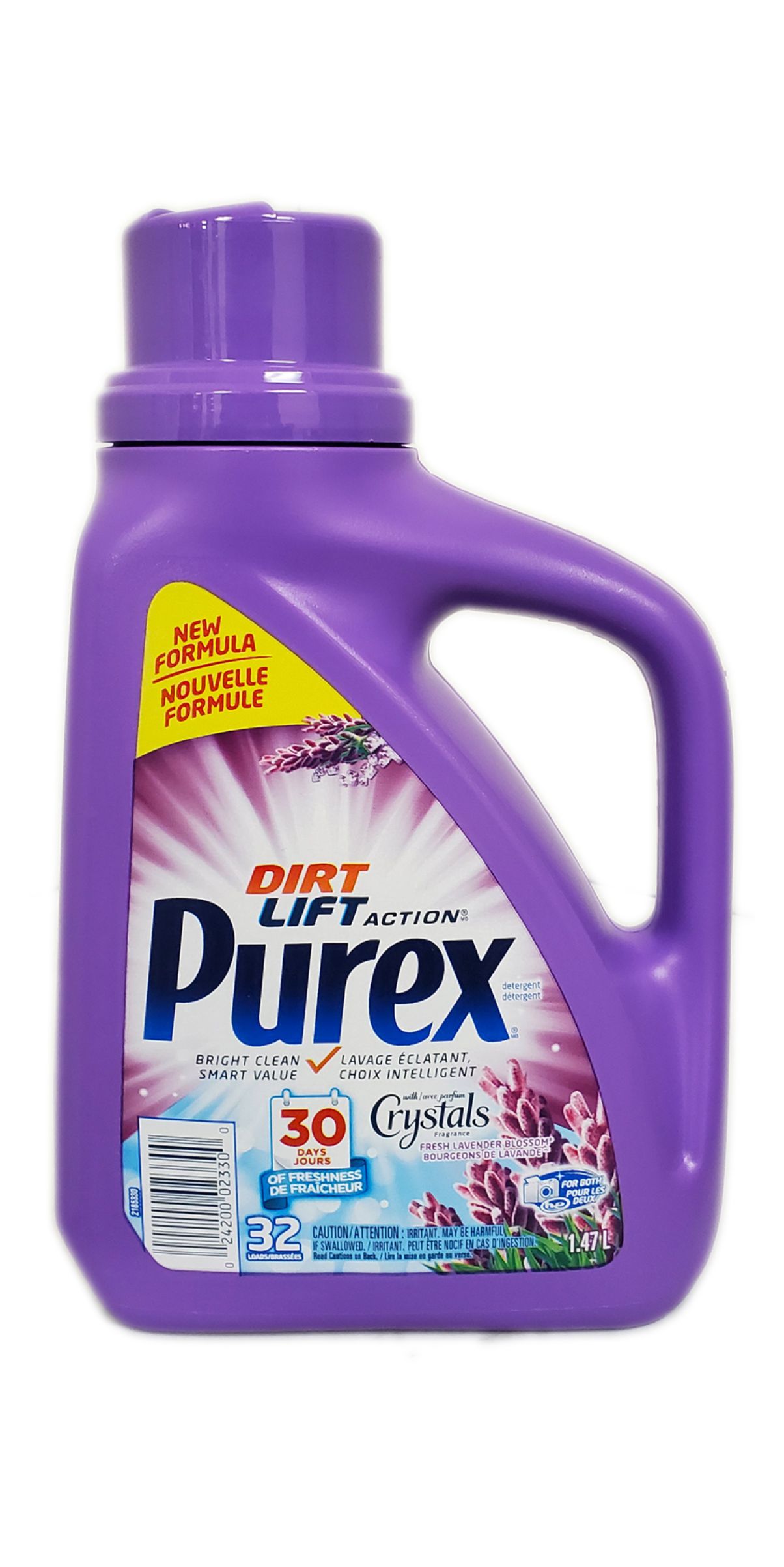 32459 PUREX LIQUID LAUNDRY DETERGENT FRESH LAVENDER 6/1.47L