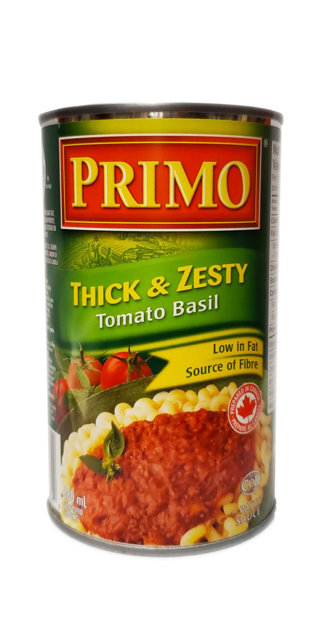 32673 PRIMO PASTA SAUCE TOMATO BASIL 12/680mL Worldwide Food Distributors