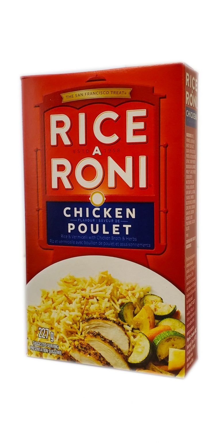 32708 RICE A RONI – CHICKEN FLAVOUR – 12/227g – Worldwide Food Distributors