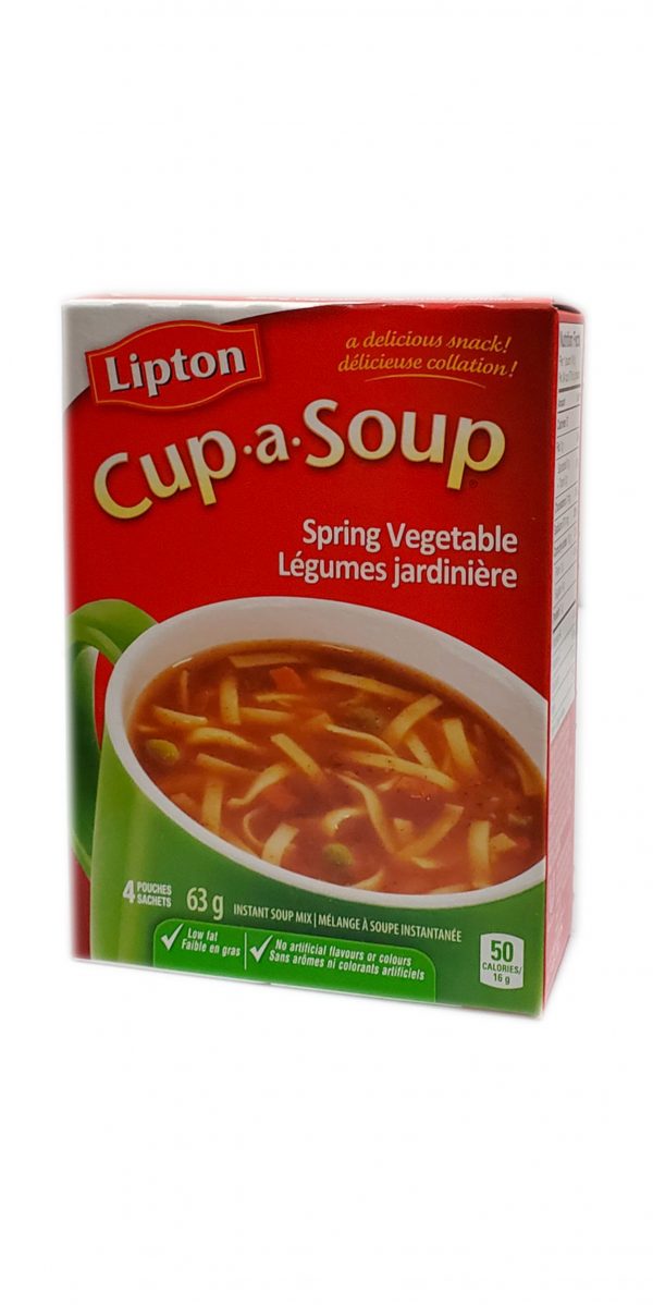 32810 LIPTON CUPASOUP MIX SPRING VEGETABLE 24/4 X 63g Worldwide Food Distributors