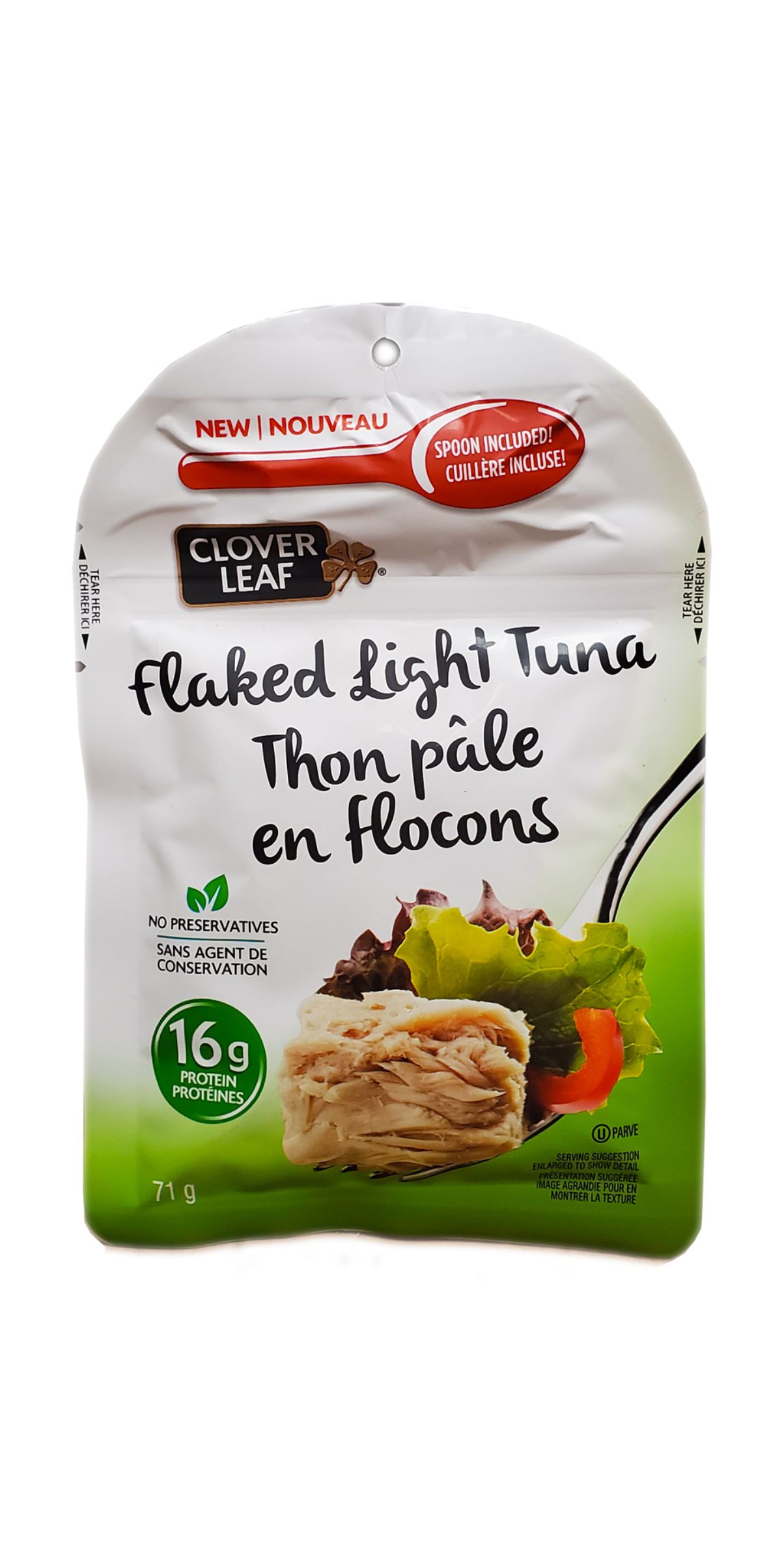 32843 CLOVER LEAF FLAKED LIGHT TUNA 48/71g Worldwide Food Distributors