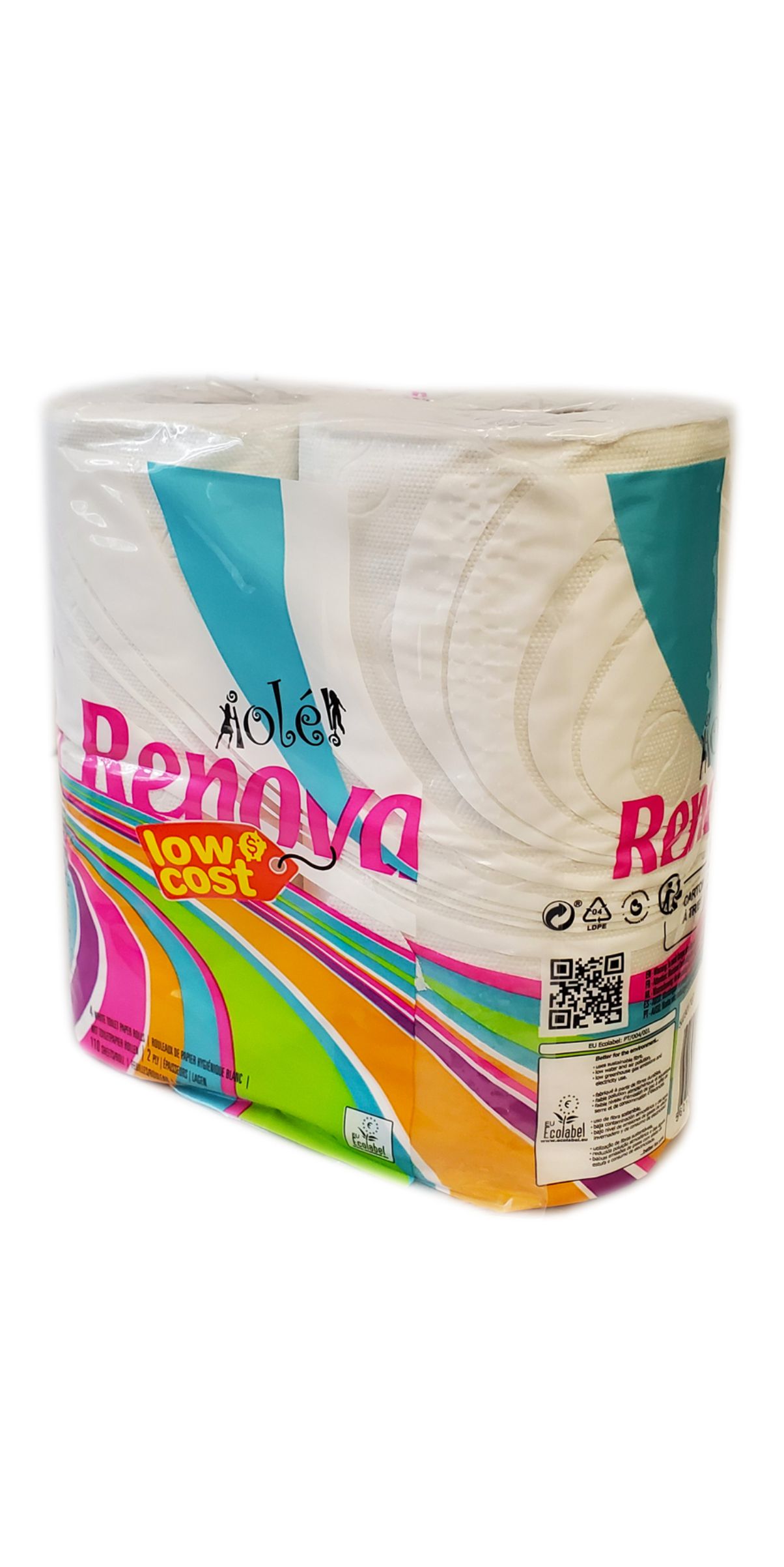 32855 RENOVA LOW COST TOILET PAPER 16 / 4 ROLLS Worldwide Food